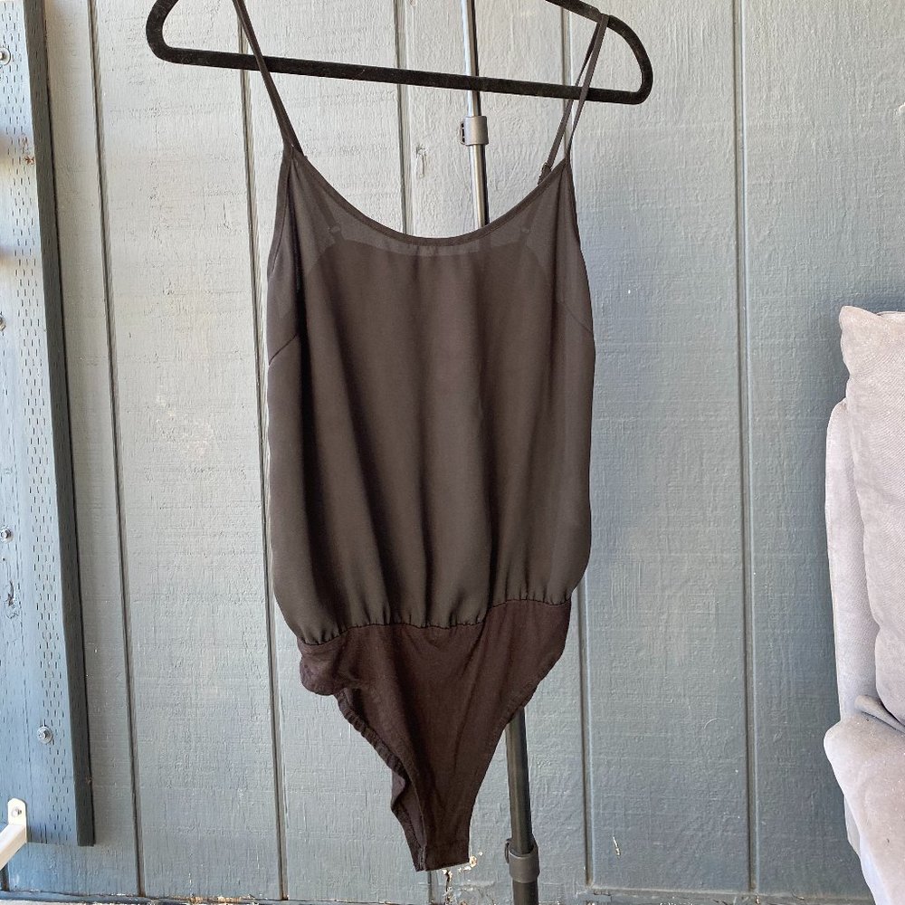 Black Thong Bodysuit